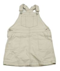 Smetanové riflové šaty H&M