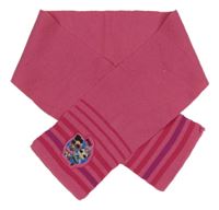 Růžová pletená šála s L.O.L. SURPRISE! a pruhy