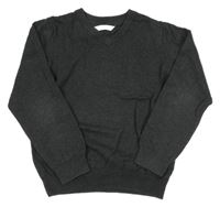 Tmavošedý melírovaný svetr M&S