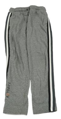 Šedé melírované tepláky s pruhy mayoral