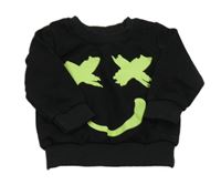 Černá mikina se smajlíkem PatPat