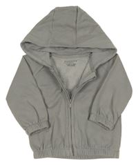 Šedá propínací oversize mikina s kapucí PRIMARK