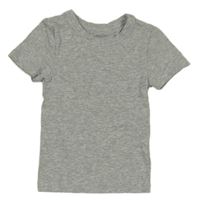 Šedé melírované tričko MANOR