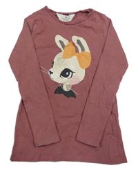 Kakaové triko se zvířátkem H&M