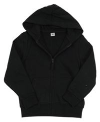 Černá propínací mikina s kapucí zn. Tu