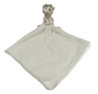 Bílý chlupatý usínáček s žirafou