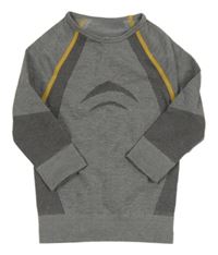 Šedé melírované spodní triko Lupilu