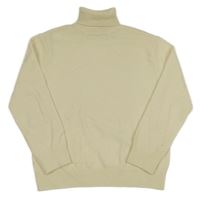 Krémový vlněný svetrový rolák Zara