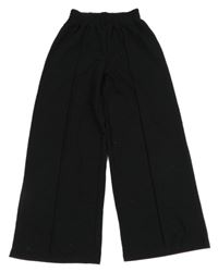 Černé široké tepláky Shein