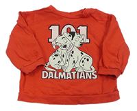Červená mikina s dalmatiny zn. H&M