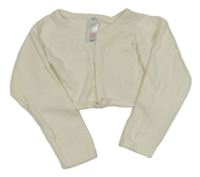 Smetanové propínací svetrové bolerko C&A