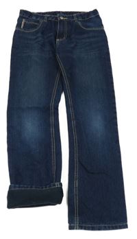 Tmavomodré zateplené skinny rifle Pepperts