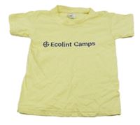 Žluté tričko s nápisem 