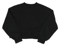 Černá crop mikina H&M