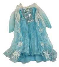Kostým - Světlemodro-bílé šaty - Elsa Disney