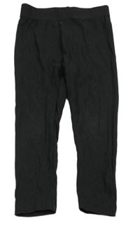 Antracitové žebrované legíny George