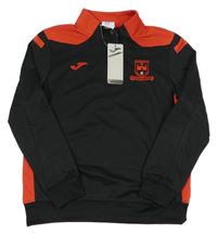Nové - Černo-červená sportovní mikina s logem Joma 