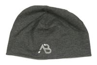 Šedá čepice s potiskem 