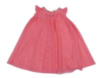 Růžové tylové šaty H&M