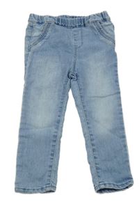 Světlemodré džegíny H&M