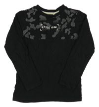 Černo-šedé triko s nápisem George