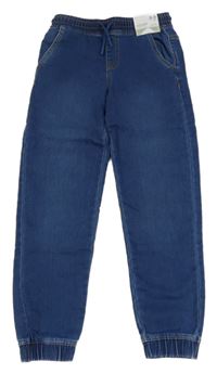 Nové - Modré teplákové cuff rifle Denim Co.