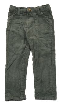 Khaki manšestráky Dunnes 