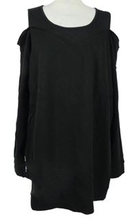Nové - Dámská černá tunika s volnými rameny zn. Yours 