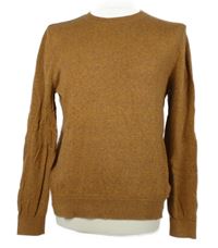 Pánský skořicový melírovaný svetr Topman 