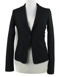 Dámské černé vzorované sako S. Oliver 