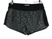 Dámské černo-šedé melírované sportovní funkční kraťasy Forever21