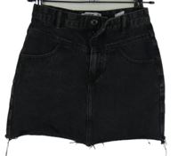 Dámská černá riflová sukně Pull&Bear 