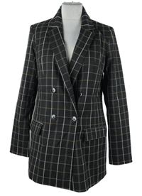 Dámský černý kostkovaný blejzr Vero Moda 