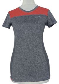 Dámské šedo-červené sportovní tričko s logem Ellesse 