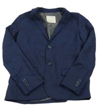 Tmavomodré melírované slavnostní sako Zara