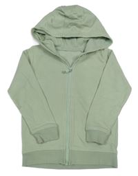 Mintová propínací mikina s kapucí George