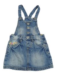 Modrá riflová laclová sukně 