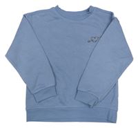 Modrošedá mikina se srdcem Primark