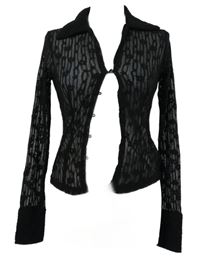 Dámská černá krajková halenka Vera&Lucy