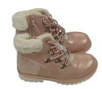 Nové- Světlerůžové zateplené kotníkové boty Dunnes vel.32