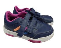 Tmavomodré koženkové botasky Adidas vel.32 