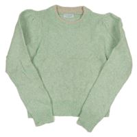 Světlezelený melírovaný svetr Primark