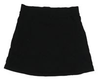 Černá bavlněná sukně s všitými kraťasy George