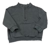 Tmavošedá mikina se stojáčkem F&F