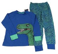 Nové - Tmavomodré pyžamo s dinosaurem Dunnes