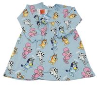 Nové - Světlemodré teplákové šaty s Bluey George
