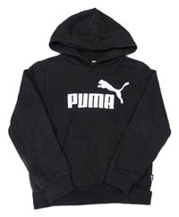 Černá mikina s kapucí Puma