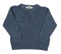 Modrý vzorovaný svetr H&M