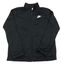 Černá propínací sportovní mikina s logem Nike