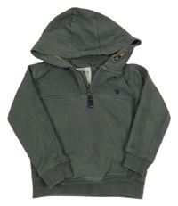 Šedá mikina s kapucí Fat Face